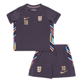 Maillot extérieur Angleterre Bellingham #10 pour enfant, EURO 2024 (maillot + short)